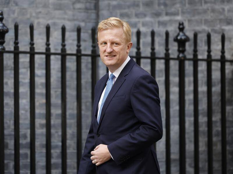 UK Deputy PM Oliver Dowden is expected to update MPs on a cyber attack on the Electoral Commission. (EPA PHOTO)