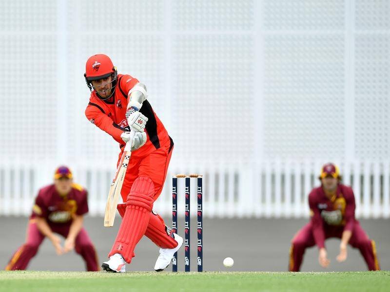 South Australia's Tom Cooper scored 102 runs in boundaries against Queensland in their one-dayer.