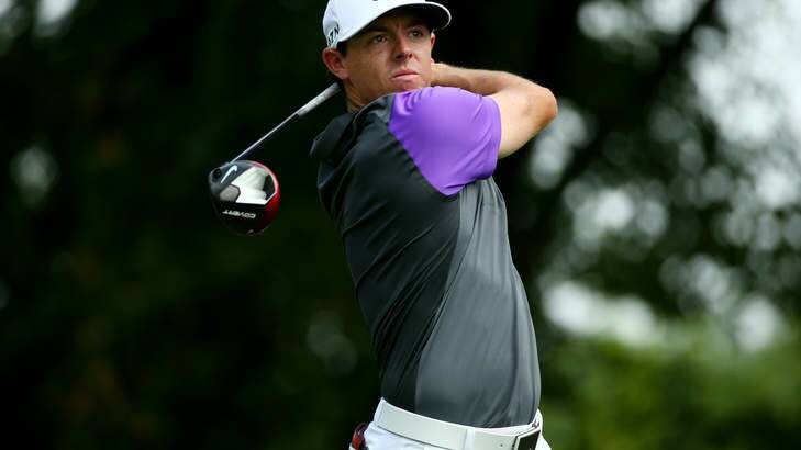 Frustrating morning: Rory McIlroy. Photo: Getty Images