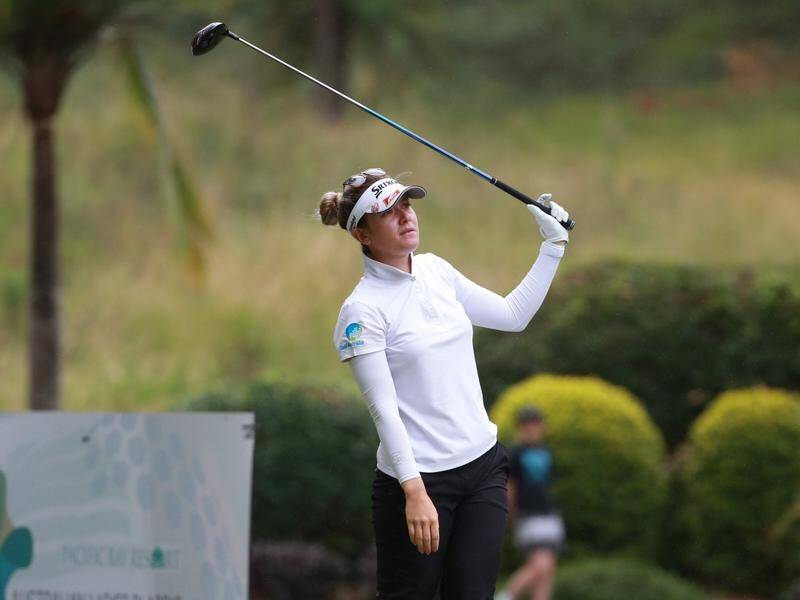 Local golfer Hannah Green has finished tied second at the Australian Ladies Classic at Bonville.