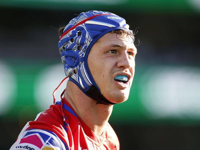 Newcastle Knights star Kalyn Ponga is confused about having a shoulder charge call laid on him.