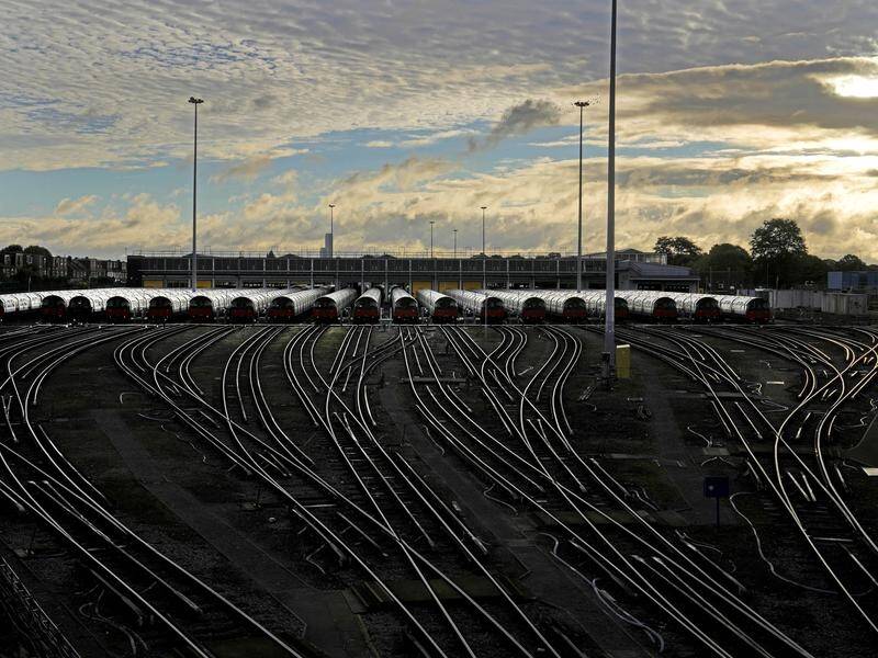 Commuters across the UK have already endured disruption from rail strikes this year. (AP PHOTO)