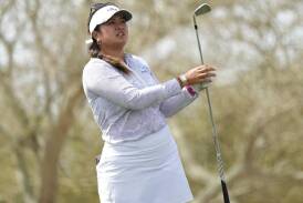 Lilia Vu has withdrawn from defending her Chevron Championship with more back problems. (AP PHOTO)