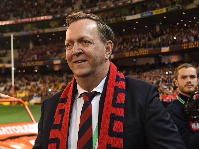 Former Melbourne chairman Glen Bartlett has quit the board of the reigning AFL premiers.