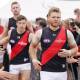 Michael Hurley hopes to run out one last time for Essendon, against the Tigers, before retiring. (Michael Dodge/AAP PHOTOS)