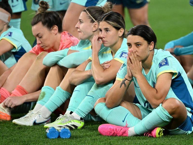 Australia have dropped to 11th in the world rankings after losing their WWC third-place play-off. (Darren England/AAP PHOTOS)