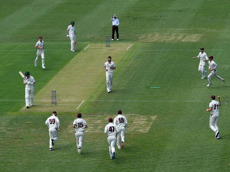 Michael Neser was the chief destroyer for Queensland in their Sheffield Shield clash with Tasmania.