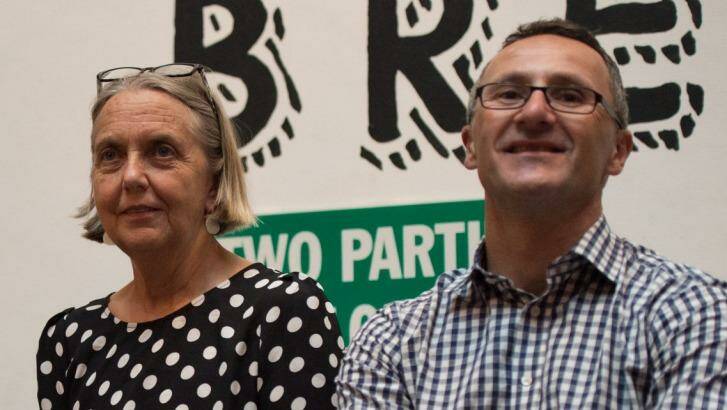 Senator Lee Rhiannon and Greens leader Richard Di Natale have an uneasy relationship.  Photo: Wolter Peeters