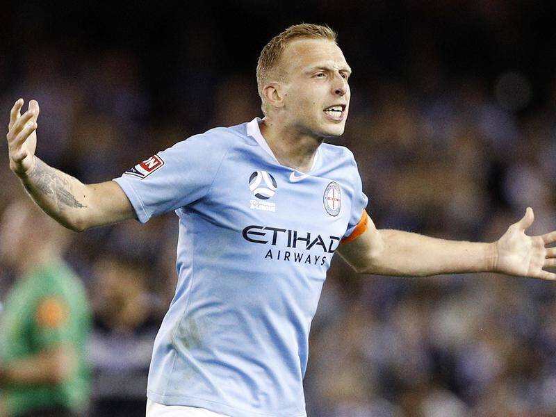Melbourne City's Ritchie De Laet is an uncertain starter when the A-League club take on Adelaide.