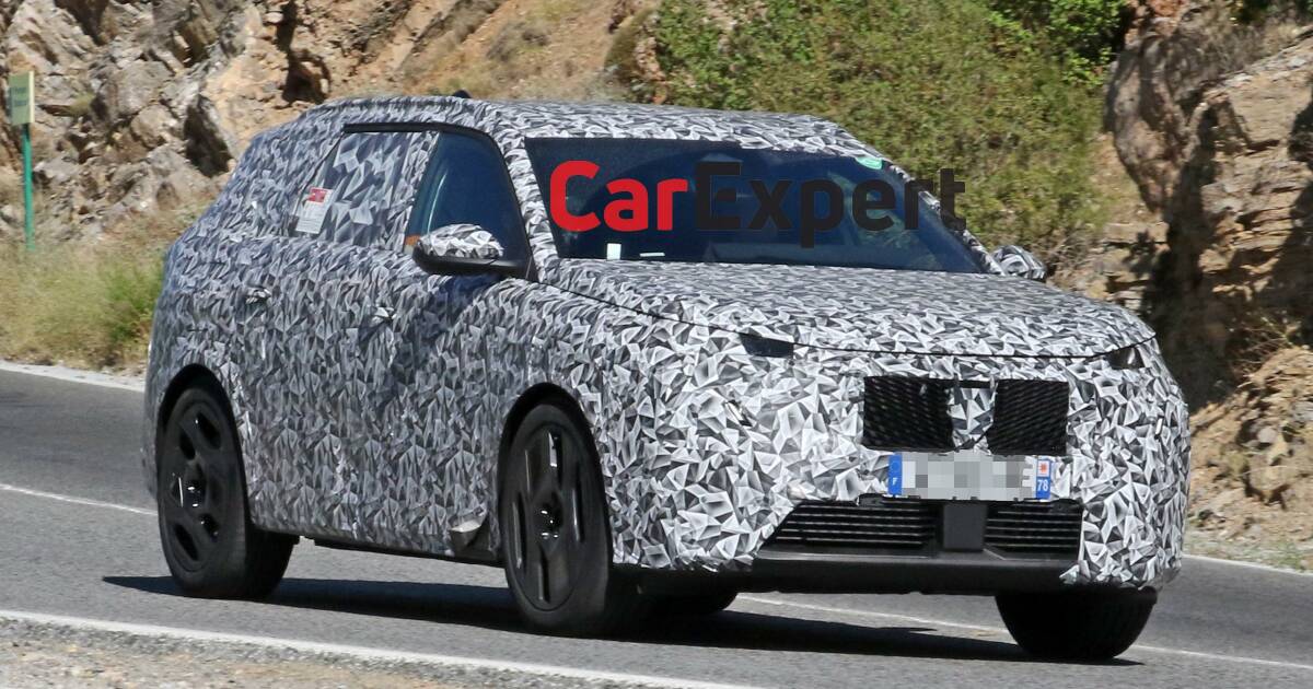 Peugeot E-5008 Spied Showing Boxy Appearance For Future EV