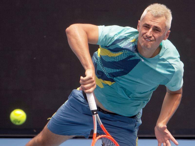 Bernard Tomic claimed during his Australian Open qualifying loss in Melbourne he had COVID-19.