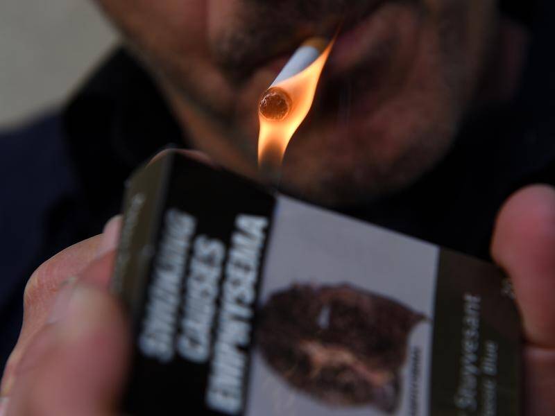A study has found the early stages of COVID-19 saw a rise of 30 per cent in nicotine consumption. (Sam Mooy/AAP PHOTOS)