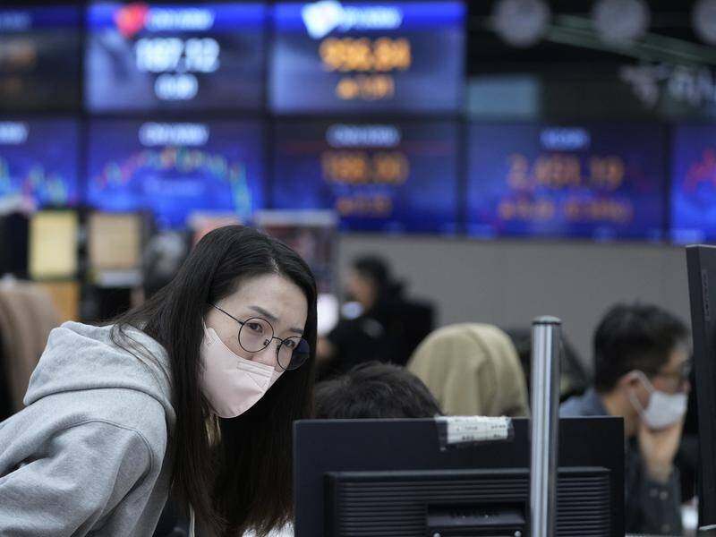 The MSCI All-World index ended January with a seven per cent gain. (AP PHOTO)