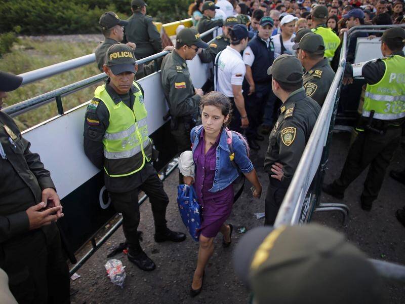 Colombia is tightening border controls as Venezuelans flee their crisis-hit country (File).