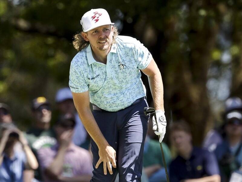Cameron Smith remains firmly focused on making a late charge for the Masters at Augusta National. (EPA PHOTO)