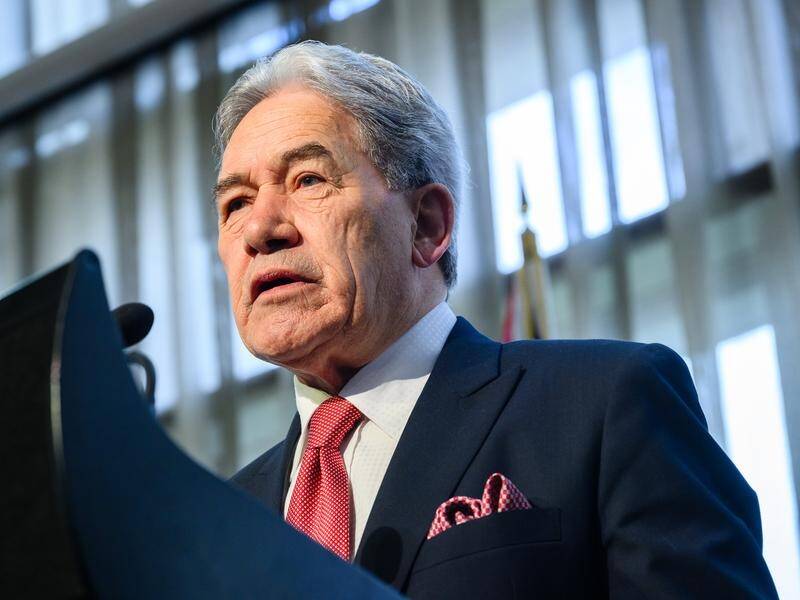 NZ Foreign Minister Winston Peters has moved a government motion on the Israel-Hamas conflict. (Mark Coote/AAP PHOTOS)