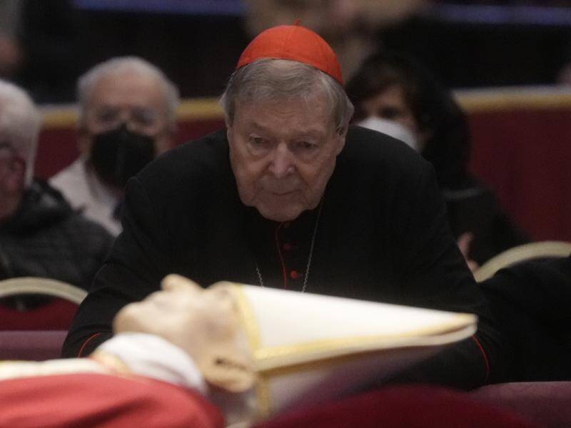Cardinal George Pell has died after complications from a hip replacement. (AP PHOTO)