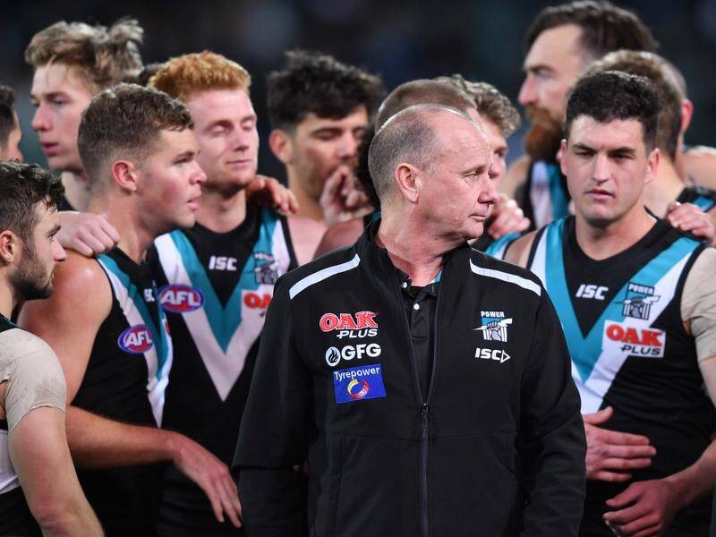 Port Adelaide finished the AFL season 10th after 11 wins and 11 losses under Ken Hinkley.