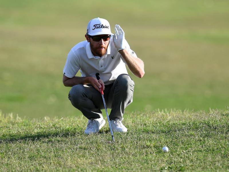 Nick Flanagan has a share of the lead at the Vic Open with two rounds remaining at 13th Beach.