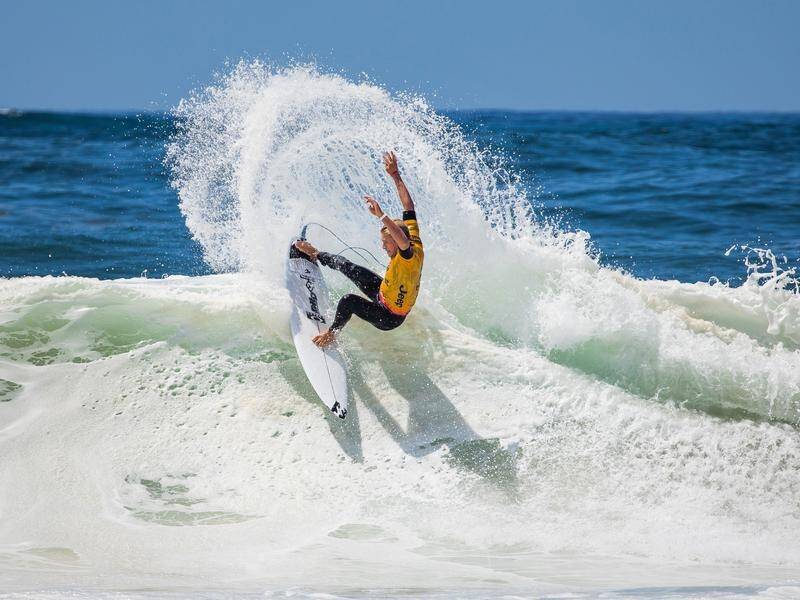 Ethan Ewing is in the season-ending WSL finals despite a round of 16 defeat in the Tahiti Pro. (PR HANDOUT IMAGE PHOTO)