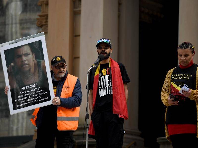 David Dungay died while being restrained and sedated in custody eight years ago. (Bianca De Marchi/AAP PHOTOS)