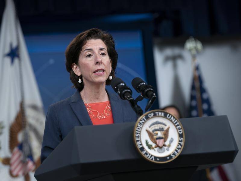US Commerce Secretary Gina Raimondo says Chinese officials are "standing in the way" of plane sales.