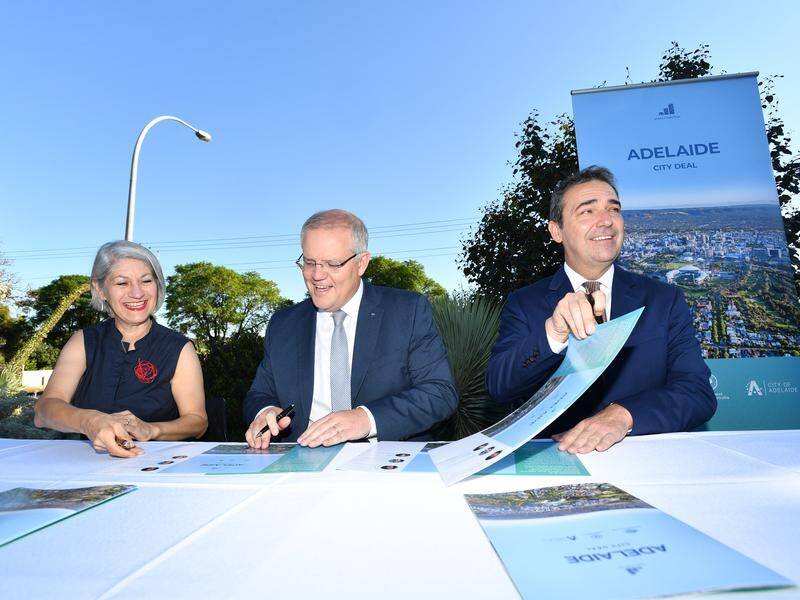 A $551b deal has been signed to boost Adelaide's tourism, innovation and the economy.