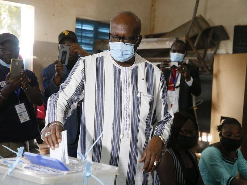 Burkina Faso President Roch Marc Christian Kabore has won a second mandate, vote results suggest.