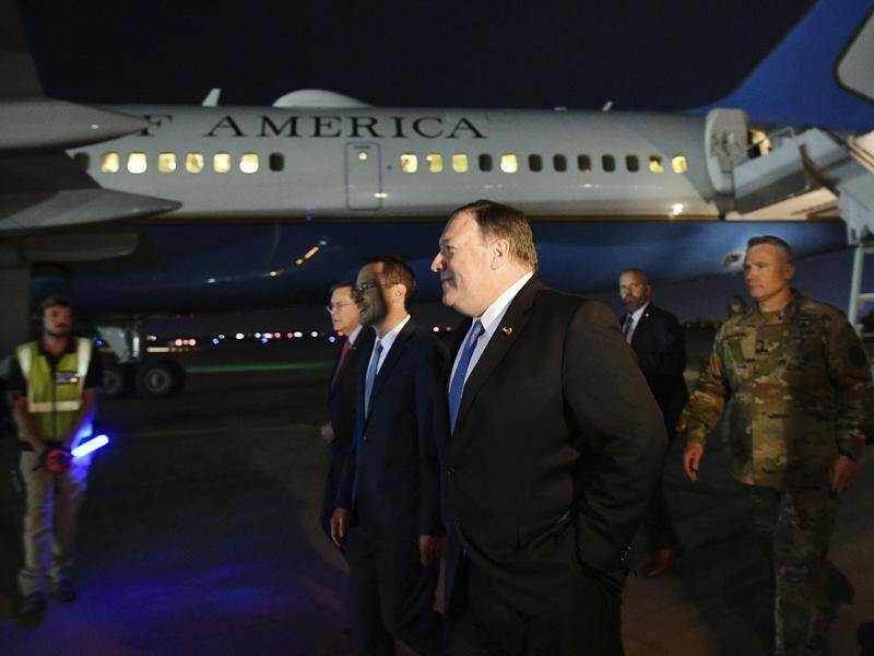 US Secretary of State Mike Pompeo has met Iraqi Prime Minister Adel Abdul Mahdi in Baghdad.