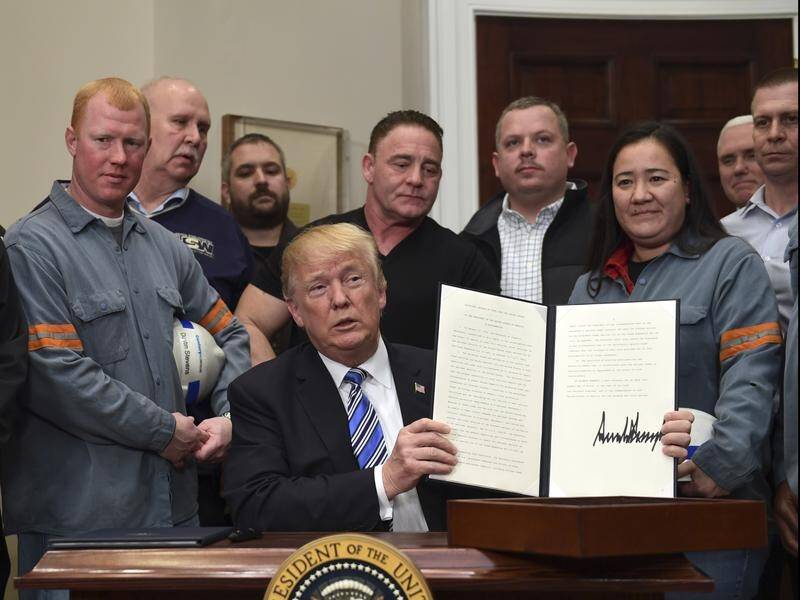 US President Donald Trump slaps a 25 per cent tariffs on steel imports and 10 per cent on aluminium.