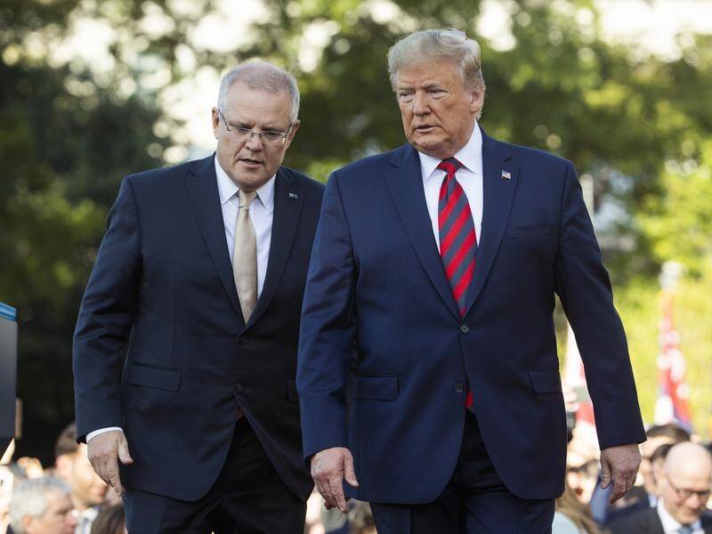 US President Donald Trump discussed the WHO's pandemic response with Prime Minister Scott Morrison.