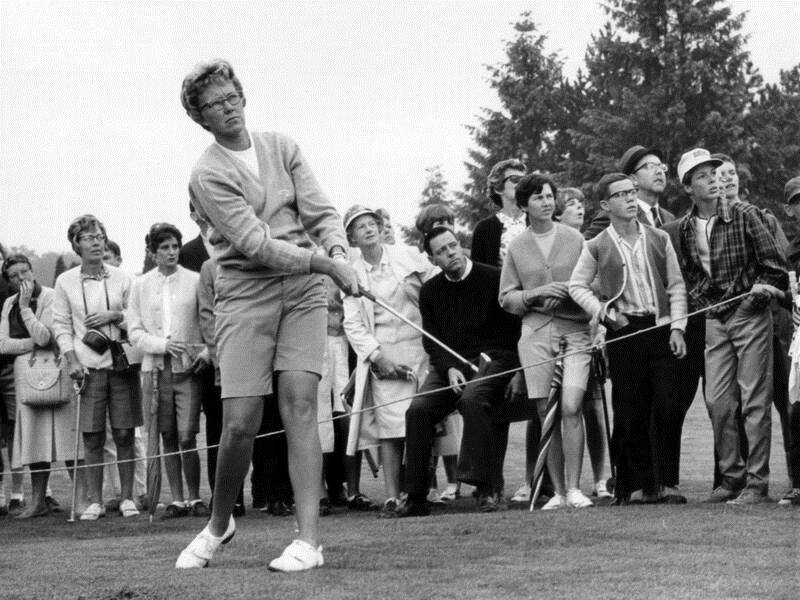 Hall of Fame golfer Mickey Wright won 13 major championships among 82 LPGA Tour events.
