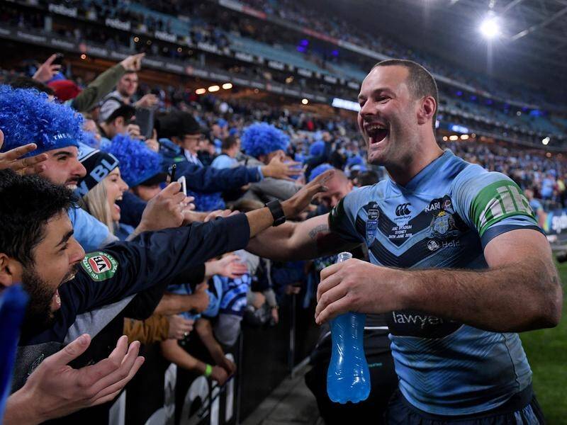 Boyd Cordner has embraced the challenge of guiding the Blues to back-to-back Origin series wins.