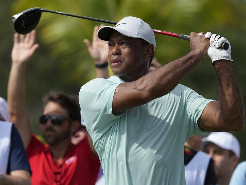 A poor Bahamas showing hasn't stopped Tiger Woods from controversially shooting up golf's rankings. (AP PHOTO)
