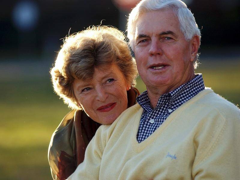Michael Jeffery, with wife Marlena in 2003, was the first career soldier to become governor-general.