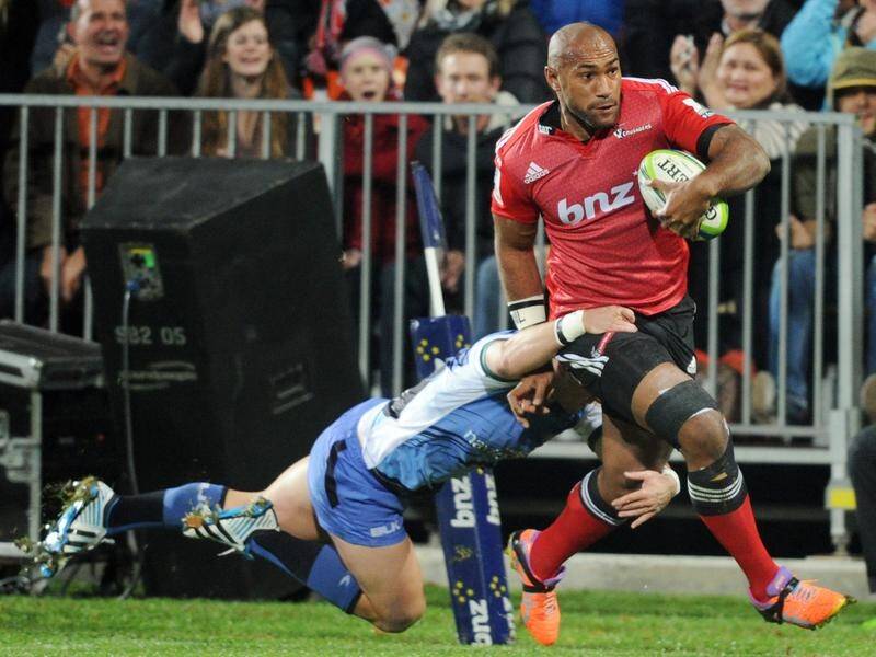 Former Crusaders winger Nemani Nadolo has joined NSW for the next Super Rugby Pacific season. (Ross Setford/AAP PHOTOS)