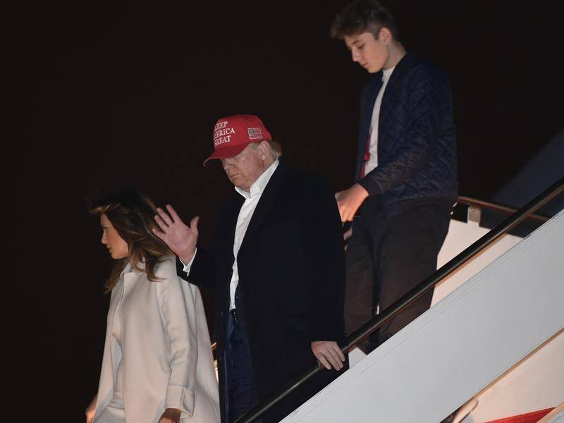 President Donald Trump returned from Florida where he and his family spent Thanksgiving.