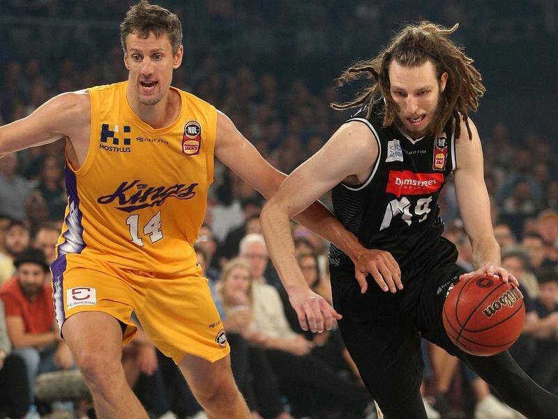 Ex-AFL player Craig Moller (r) is in line to make his debut for the Boomers.