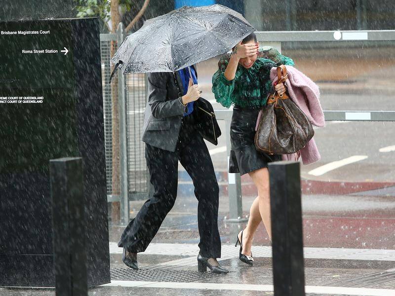 Brisbane has received a much-needed drenching after 100mm of rain fell overnight.