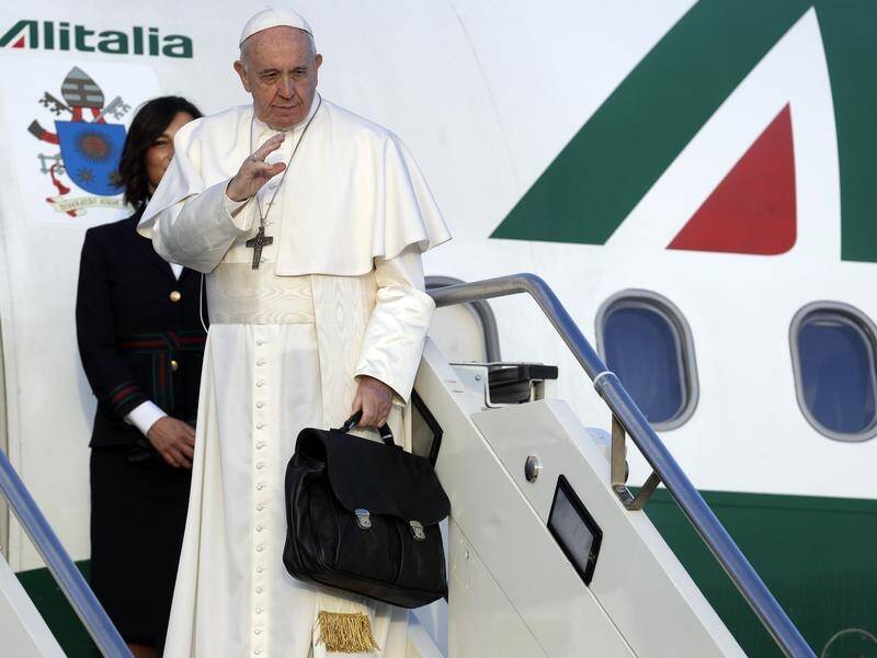 The Pope is on a three-day trip to Bulgaria and North Macedonia.