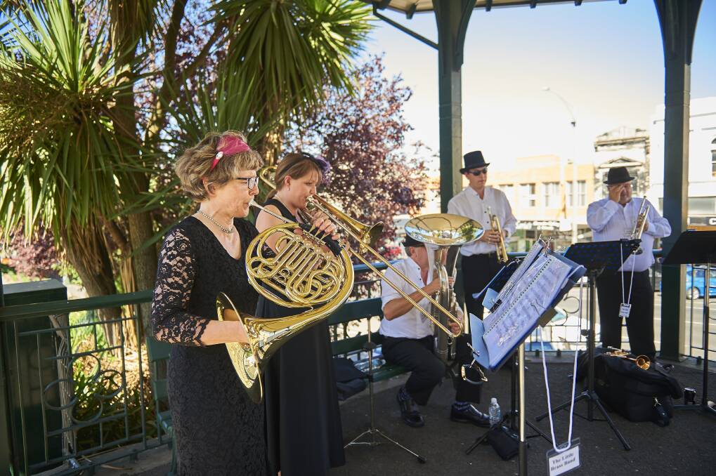 Performers took to the streets of Ballarat as part of a national competition. Pictures: Luka Kauzlaric
