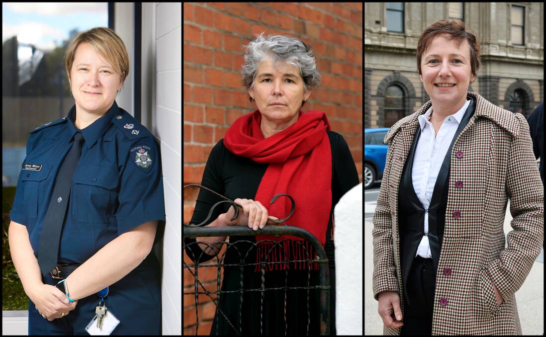 LEADERSHIP: Ballarat Police Superintendent Jenny Wilson, WRISC Family Violence Support executive officer Libby Jewson and City of Ballarat councillor Belinda Coates will be guest speakers on the night, each focusing on a different topic. 