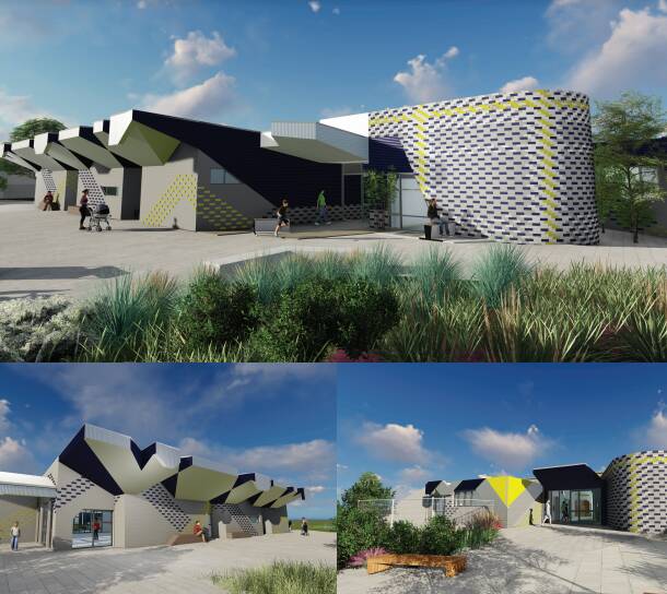 NEW DEVELOPMENT: The concept design for the $4 million Lucas community hub.