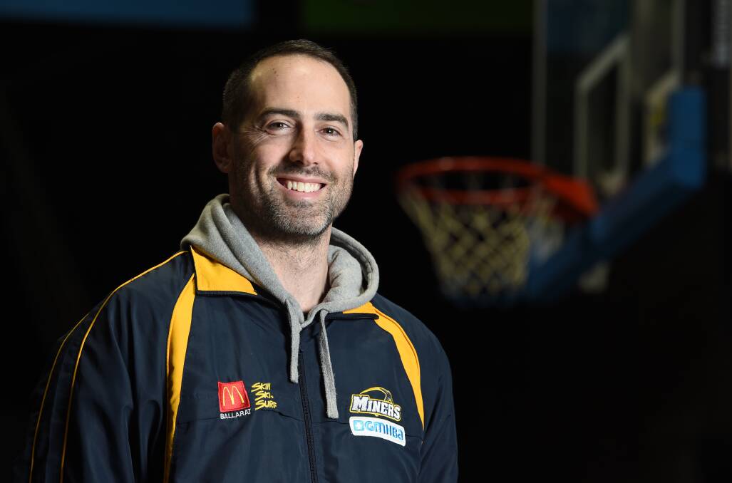 NATIONAL DUTIES: Head coach Nathan Cooper-Brown will be absent from the Ballarat Miners' first game as he helps lead a national team in China. Picture: Kate Healy