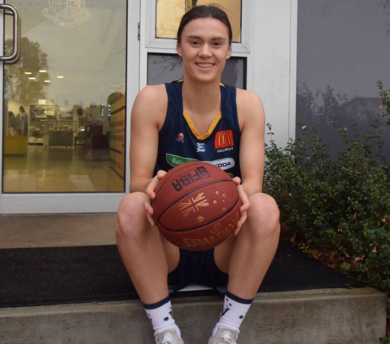 YOUNG GUN: Ballarat Grammar year 12 student Laura Taylor is balancing her studies with basketball commitments.