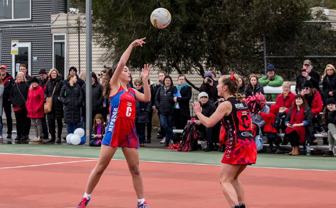 YOUNG LEADER: Kira Howard says learning from the senior netball players in A-grade is helping her captain the under-17 squad for Hepburn. 