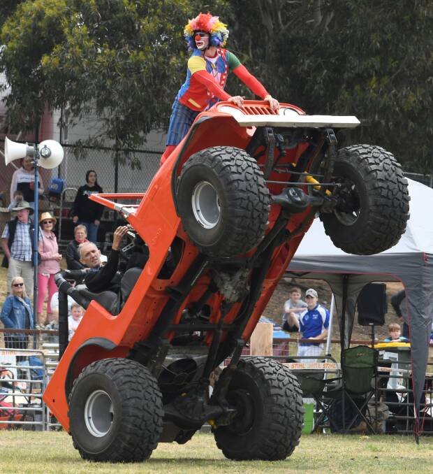 IMPRESSIVE: Monster trucks were a new feature on the main arena this year at the Ballarat Spring Show and were a huge hit with the crowds. Picture: Lachlan Bence
