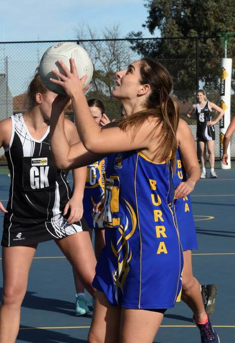 READY FOR CHALLENGE: Sebastopol's Adrianna Cann played an exceptional game, shooting at a high conversion rate to help the team defeat Darley. Picture: Lachlan Bence