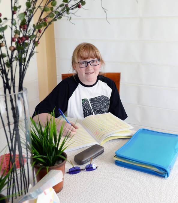 EMPOWERMENT: Isla Matthews, who has dyslexia, is raising awareness. She will be part of a gathering at Ballarat Town Hall on Saturday night. Picture: Kate Healy 