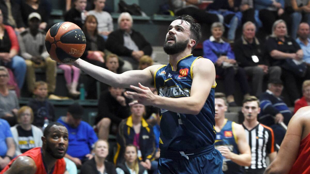 CONCERN: Ballarat Miners captain Peter Hooley is battling ankle soreness and did not train with the group ahead of Saturday night's game. Picture: Lachlan Bence